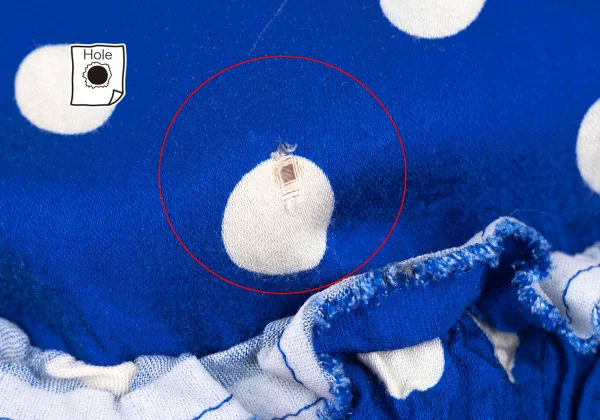 tricot COMME des GARCONS Dot Printed Cut Off Skirt K-170080_007