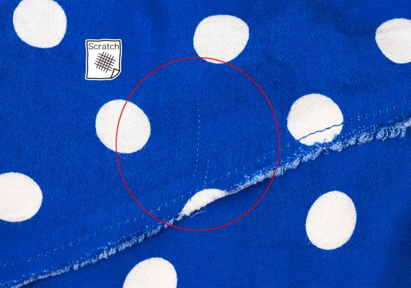 tricot COMME des GARCONS Dot Printed Cut Off Skirt K-170080_008