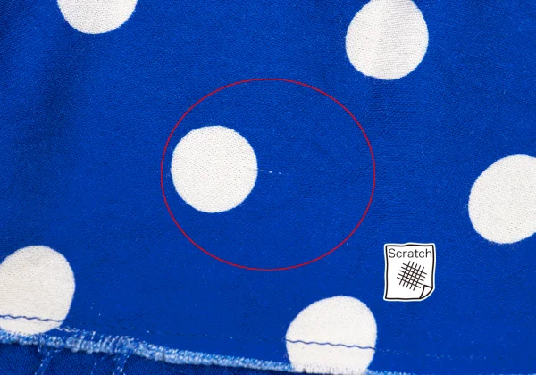 tricot COMME des GARCONS Dot Printed Cut Off Skirt K-170080_009