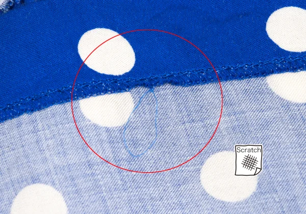 tricot COMME des GARCONS Dot Printed Cut Off Skirt K-170080_011