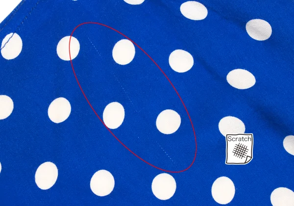 tricot COMME des GARCONS Dot Printed Cut Off Skirt K-170080_013