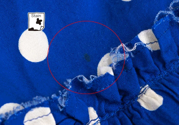 tricot COMME des GARCONS Dot Printed Cut Off Skirt K-170080_015