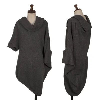 Y's Angola Blended Asymmetry Knit Top