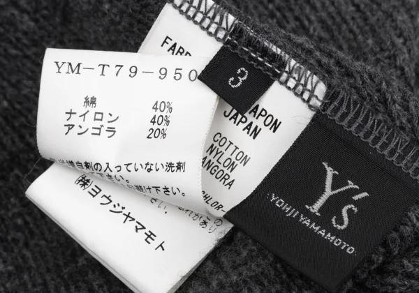 Y's Angola Blended Asymmetry Knit Top K-170083_015