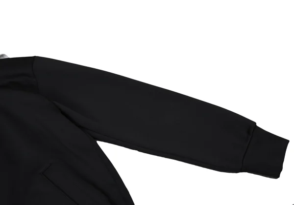 COMME des GARCONS HOMME PLUS Long Collar Poly Zip Neck Top K-170084_006