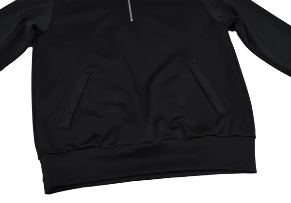 COMME des GARCONS HOMME PLUS Long Collar Poly Zip Neck Top K-170084_008