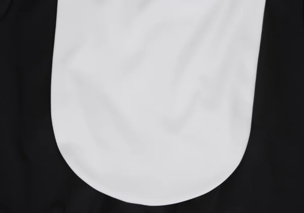COMME des GARCONS HOMME PLUS Long Collar Poly Zip Neck Top K-170084_012