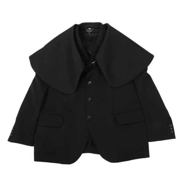 COMME des GARCONS Wool Belted Round Collar Jacket K-170087_002