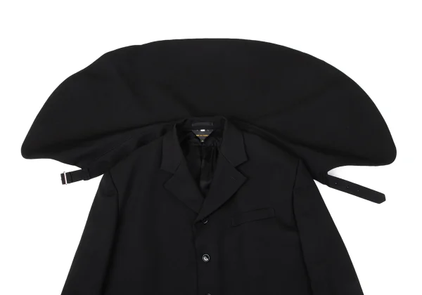 COMME des GARCONS Wool Belted Round Collar Jacket K-170087_005