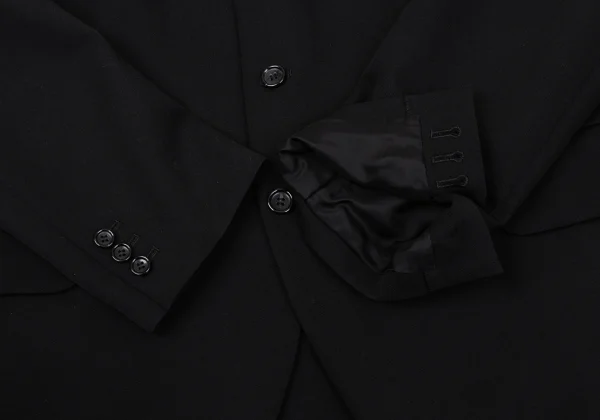 COMME des GARCONS Wool Belted Round Collar Jacket K-170087_012