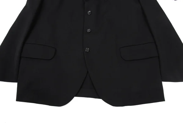 COMME des GARCONS Wool Belted Round Collar Jacket K-170087_013