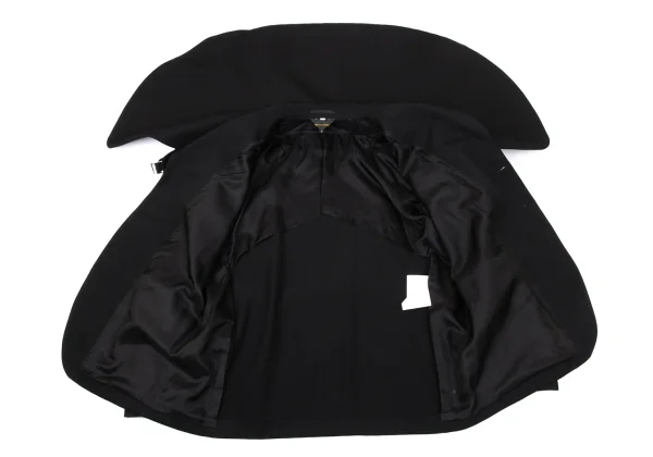 COMME des GARCONS Wool Belted Round Collar Jacket K-170087_015