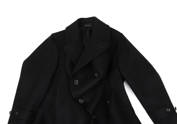 COMME des GARCONS Melton Wool 3D Curve Jacket K-170088_003
