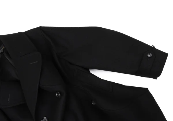 COMME des GARCONS Melton Wool 3D Curve Jacket K-170088_008
