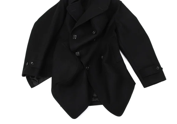 COMME des GARCONS Melton Wool 3D Curve Jacket K-170088_010