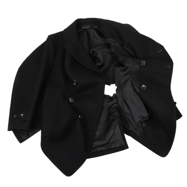 COMME des GARCONS Melton Wool 3D Curve Jacket K-170088_013