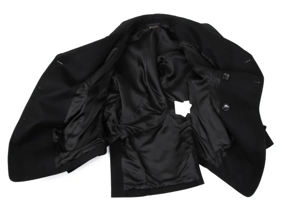 COMME des GARCONS Melton Wool 3D Curve Jacket K-170088_014
