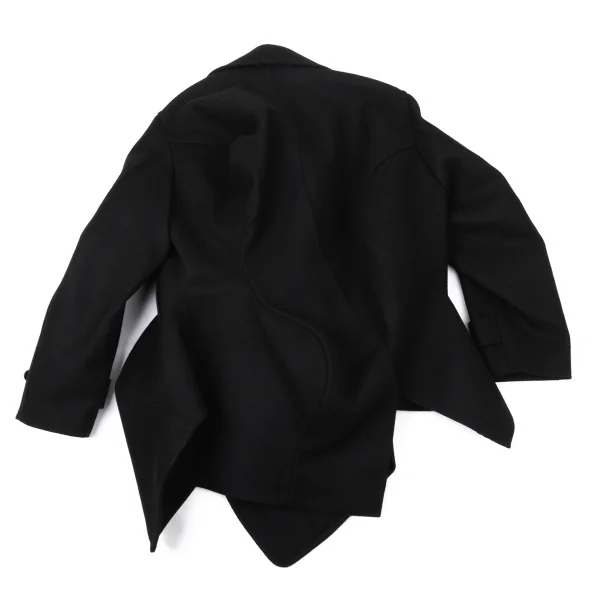 COMME des GARCONS Melton Wool 3D Curve Jacket K-170088_015
