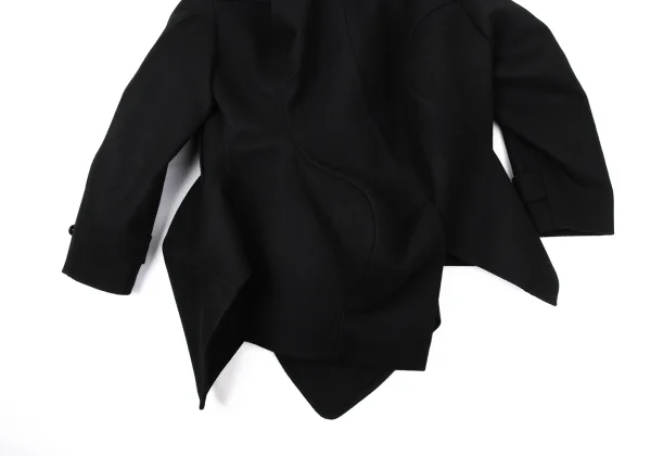 COMME des GARCONS Melton Wool 3D Curve Jacket K-170088_017