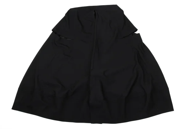 COMME des GARCONS Wool Cutting Sleeveless Coat K-170089_002