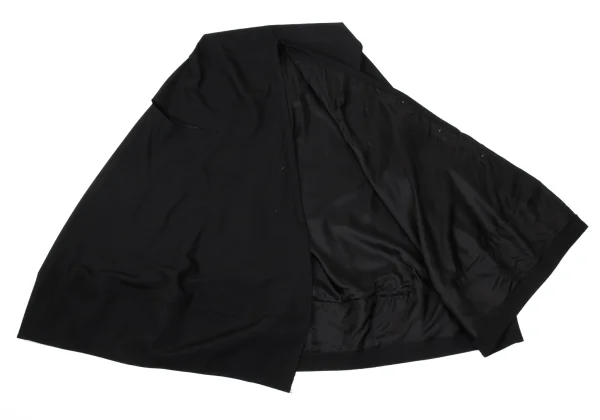 COMME des GARCONS Wool Cutting Sleeveless Coat K-170089_009