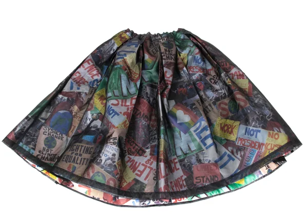 COMME des GARCONS Graphic Printed Layered Skirt K-170090_003