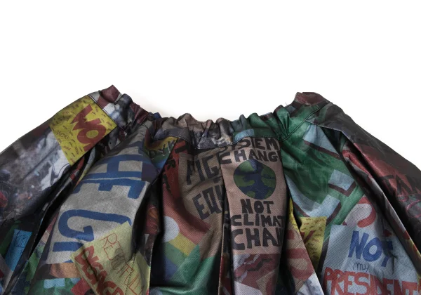 COMME des GARCONS Graphic Printed Layered Skirt K-170090_005
