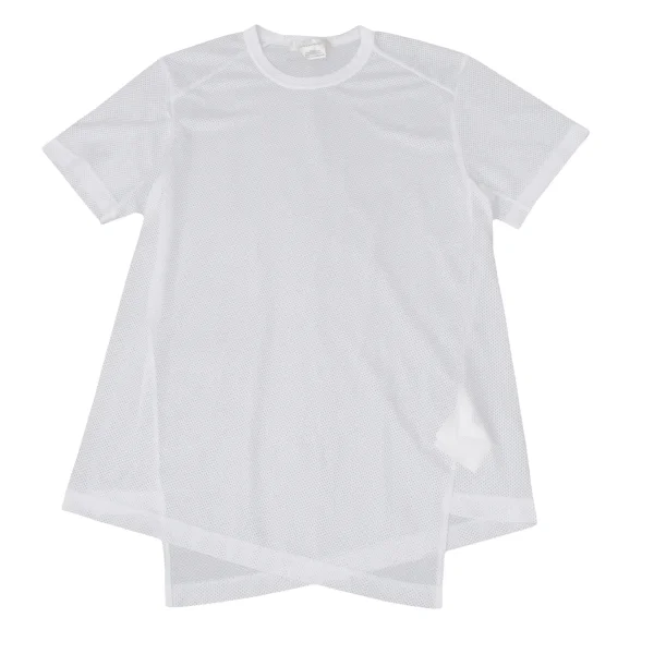 コムデギャルソンCOMME des GARCONS Poly Mesh Asymmetry T Shirt K-170091_002