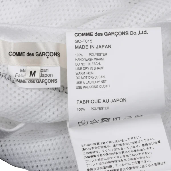 コムデギャルソンCOMME des GARCONS Poly Mesh Asymmetry T Shirt K-170091_011