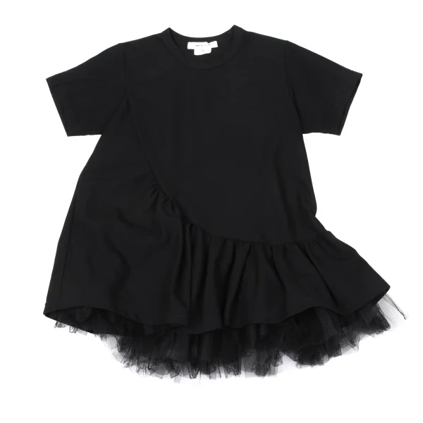 COMME des GARCONS Hem Tulle Switching T-shirt K-170093_002