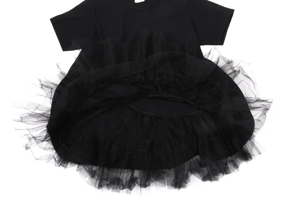 COMME des GARCONS Hem Tulle Switching T-shirt K-170093_009