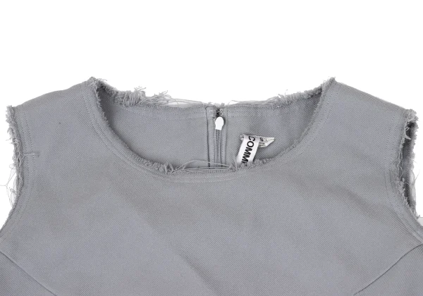 COMME des GARCONS Polyester Cut Off Voluminous Dress K-170095_004