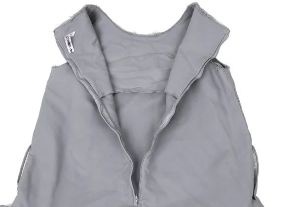 COMME des GARCONS Polyester Cut Off Voluminous Dress K-170095_011