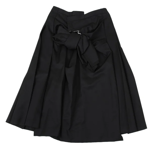COMME des GARCONS Cut Off Ribbon Pleated Skirt K-170099_002