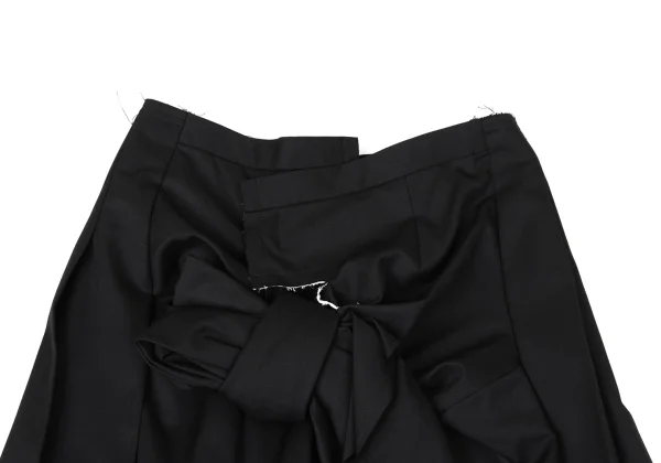 COMME des GARCONS Cut Off Ribbon Pleated Skirt K-170099_004