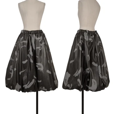 COMME des GARCONS Faux Leather Balloon Skirt