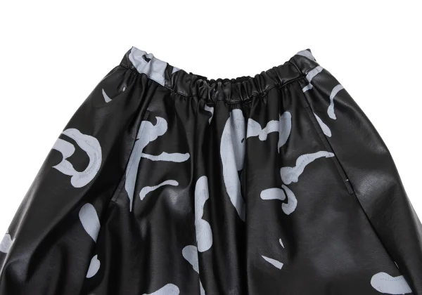 COMME des GARCONS Faux Leather Balloon Skirt K-170100_003