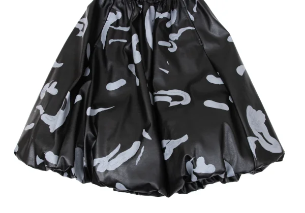 COMME des GARCONS Faux Leather Balloon Skirt K-170100_006