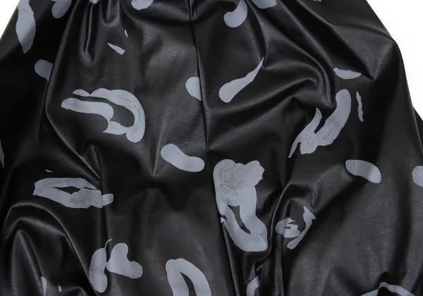 COMME des GARCONS Faux Leather Balloon Skirt K-170100_009