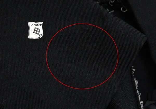COMME des GARCONS Polyester Cut Off Design Jacket K-170103_008