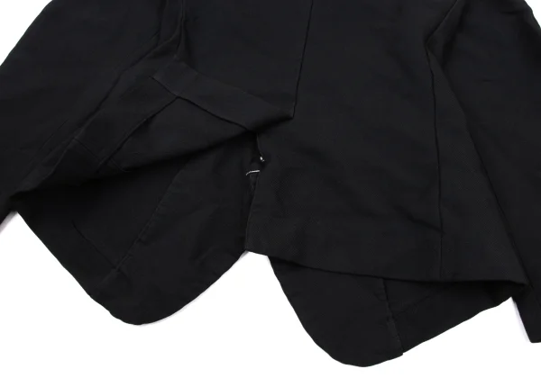 COMME des GARCONS Polyester Cut Off Design Jacket K-170103_017