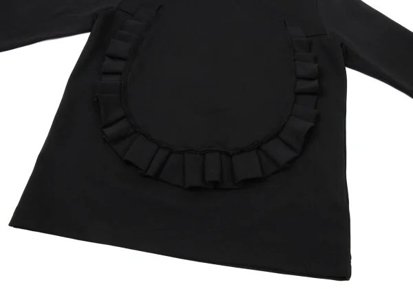 COMME des GARCONS Poly Front Frill Cutting T Shirt K-170104_007