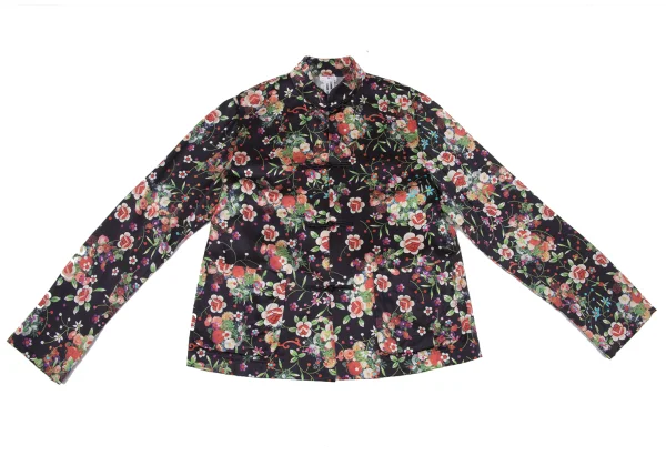 COMME des GARCONS Silk Floral Print Chinese Jacket K-170107_002