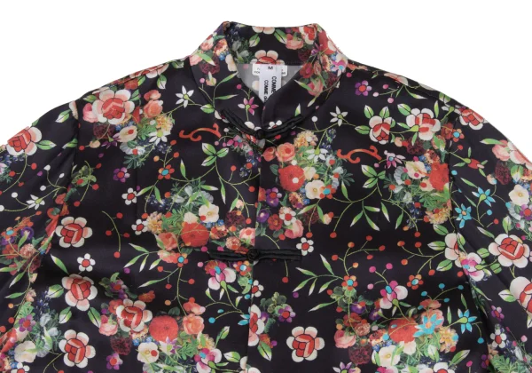 COMME des GARCONS Silk Floral Print Chinese Jacket K-170107_003
