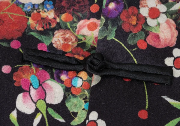 COMME des GARCONS Silk Floral Print Chinese Jacket K-170107_005