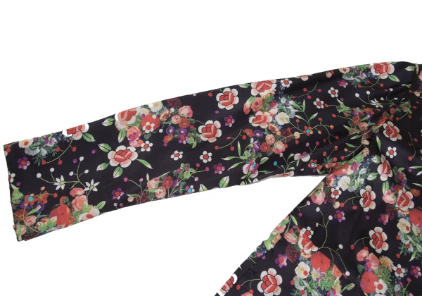 COMME des GARCONS Silk Floral Print Chinese Jacket K-170107_006