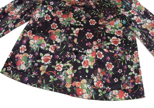 COMME des GARCONS Silk Floral Print Chinese Jacket K-170107_008