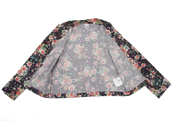 COMME des GARCONS Silk Floral Print Chinese Jacket K-170107_010