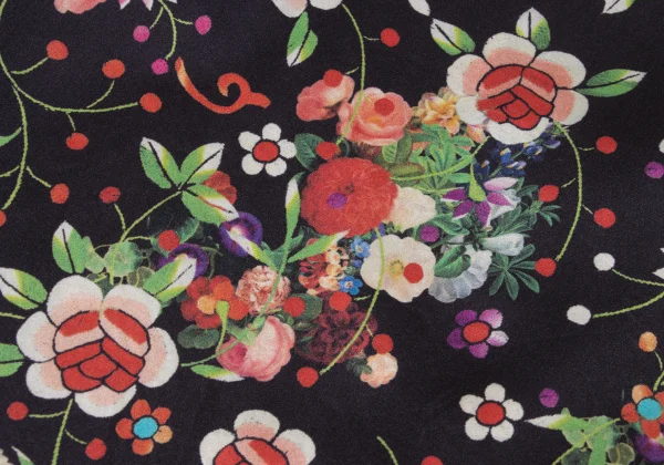 COMME des GARCONS Silk Floral Print Chinese Jacket K-170107_012