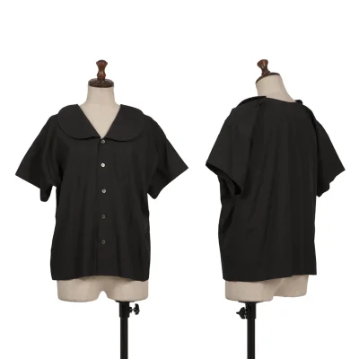 COMME des GARCONS Cotton Round Collar Blouse
